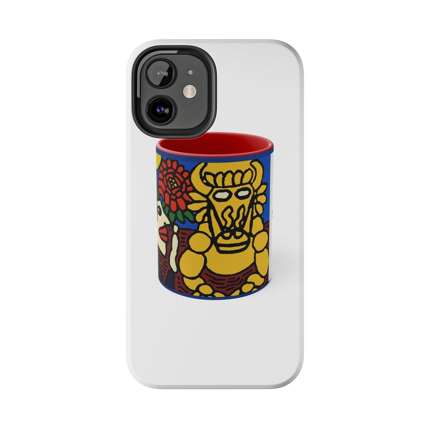 The warrior hailing the mighty golden dragon Tough Phone Case