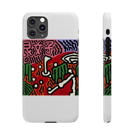 Hitting holes in one throughout life Slim Phone Case