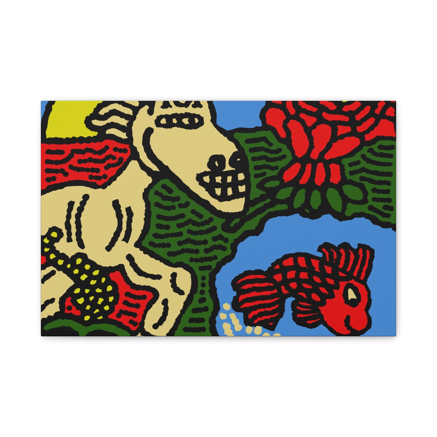 Galloping carefree through life Canvas (Small)