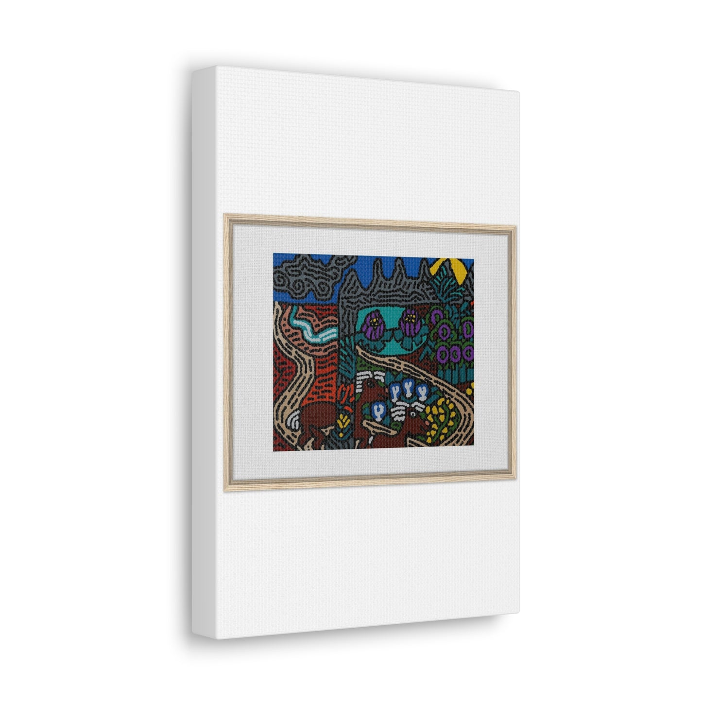 Road to a Sanctuary and Oasis Canvas (Small)