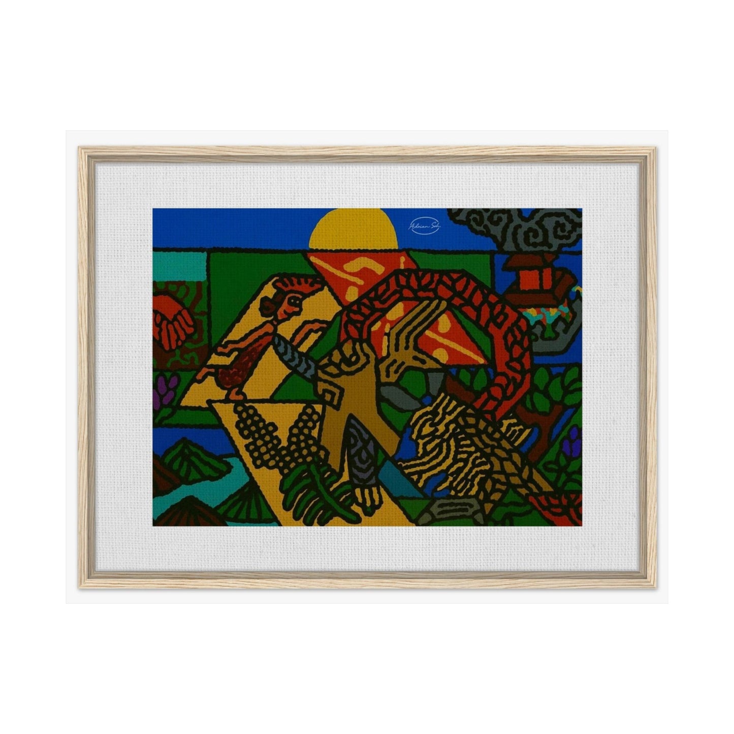 Drawing your own destiny Matte Poster Horizontal (Small)