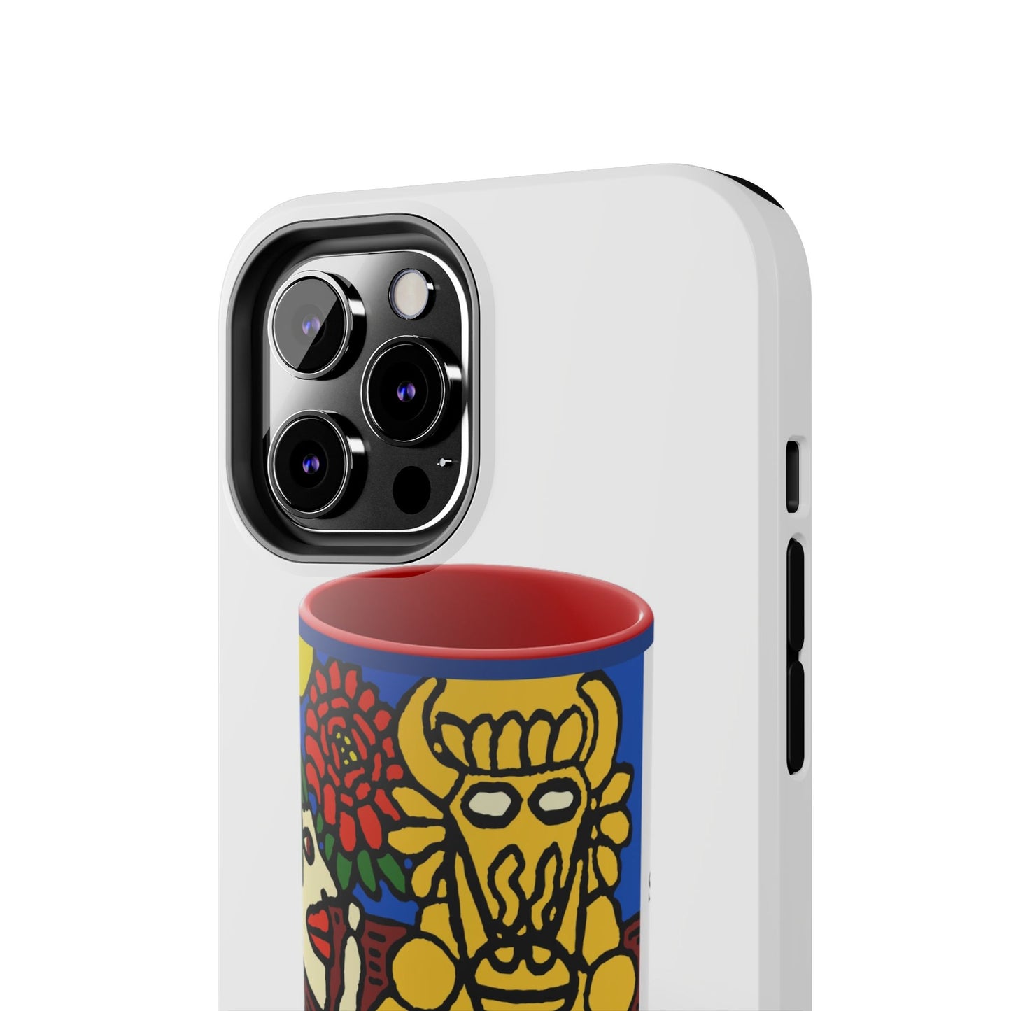 The warrior hailing the mighty golden dragon Tough Phone Case
