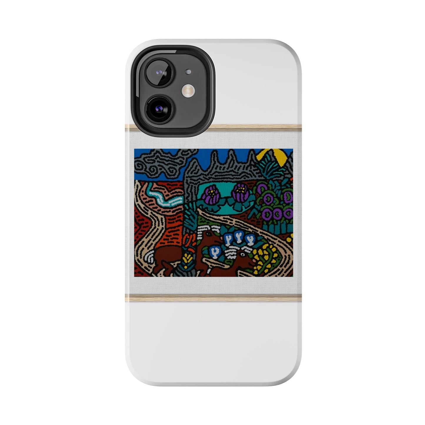 Road to a Sanctuary and Oasis Tough Phone Case