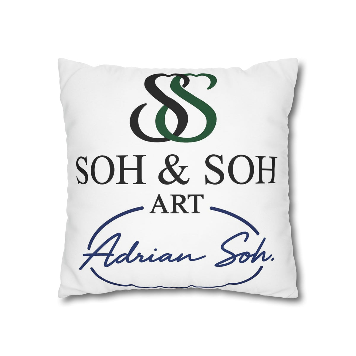 Colorful Folk Art Fox Throw Pillowcase — Square Poly Canvas Decorative Pillow Cover - Breaking through the surface of a lotus pond.