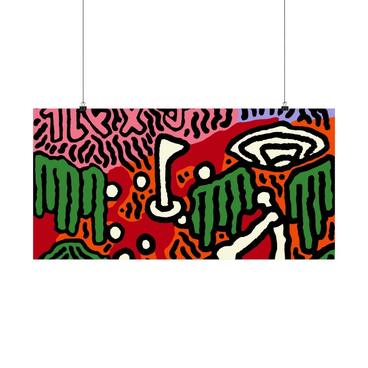 Hitting holes in one throughout life Matte Poster Horizontal (Small)