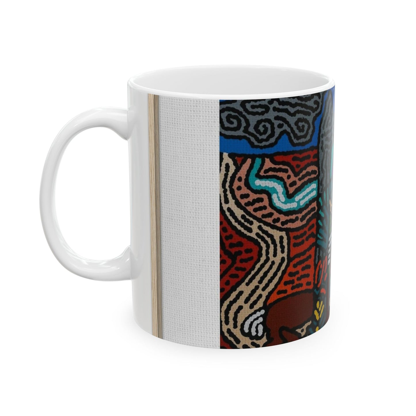 Road to a Sanctuary and Oasis Ceramic Mug