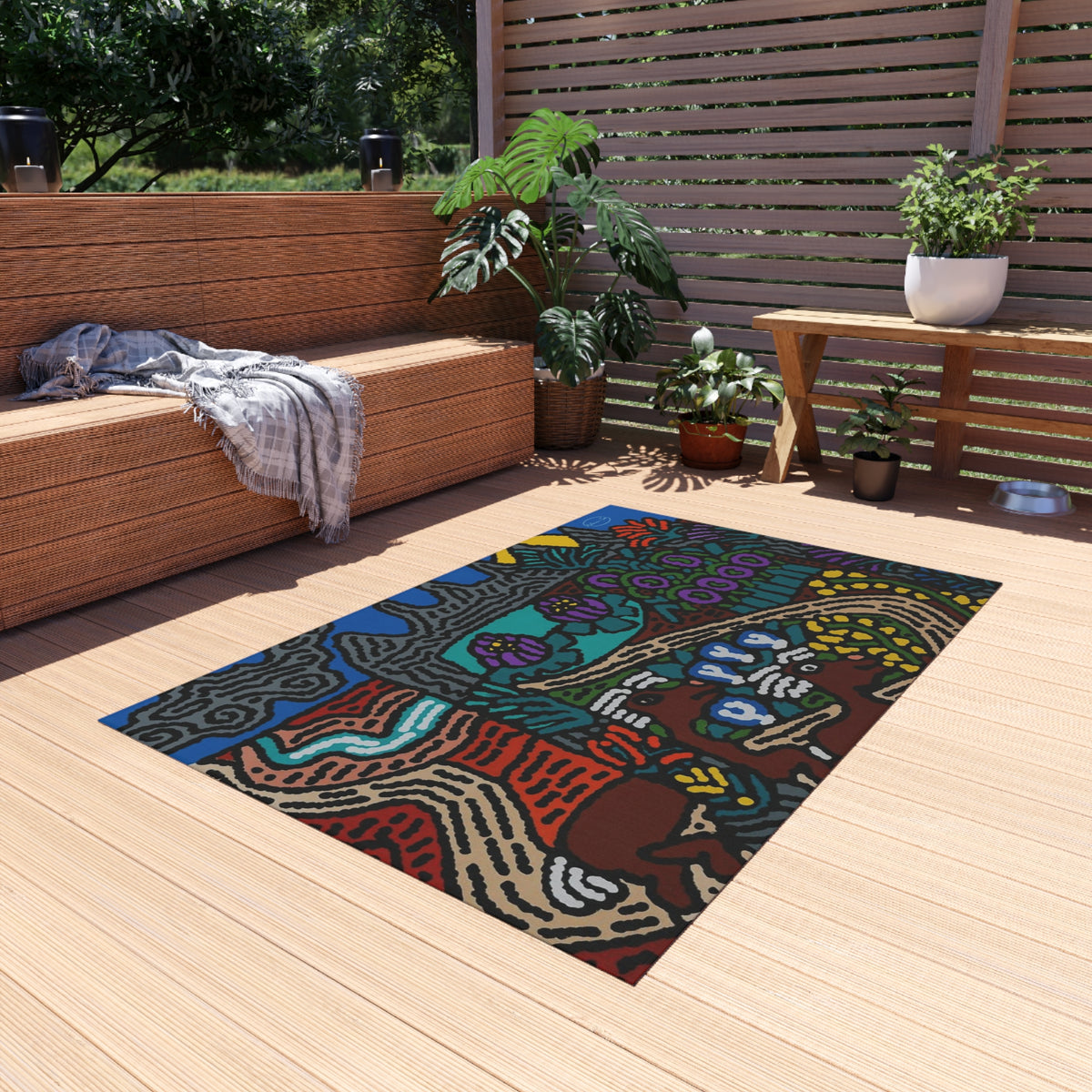 Road to a Sanctuary and Oasis — Outdoor Rug