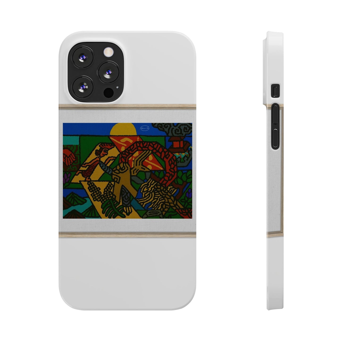Drawing your own destiny Slim Phone Case