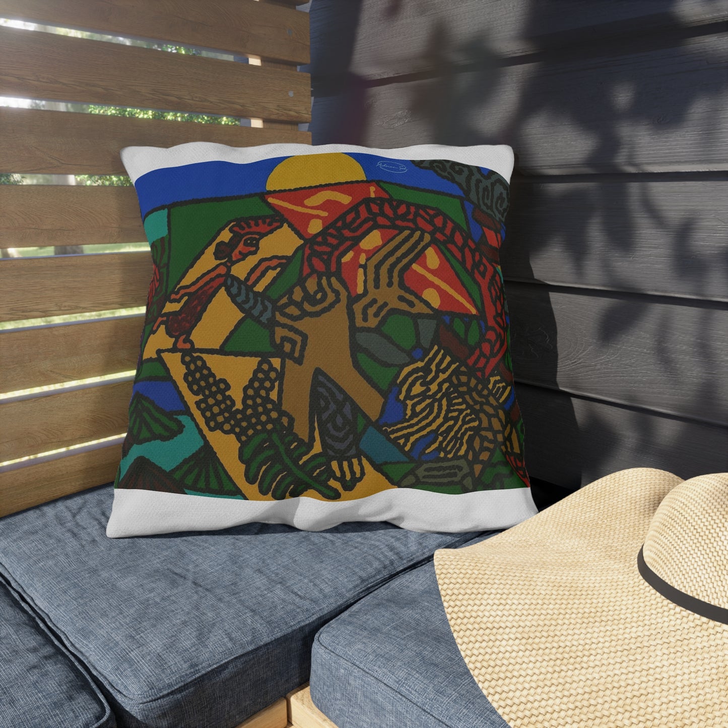 Drawing your own destiny — Outdoor Pillow