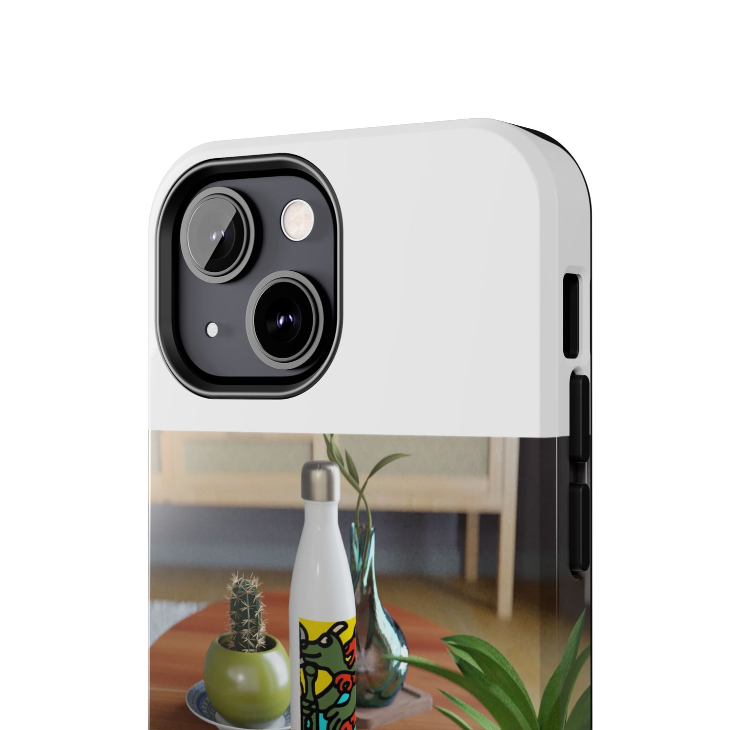 Two dragons enjoying a feast together Tough Phone Case