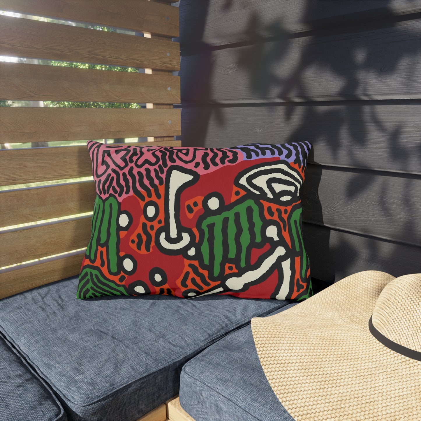 Scoring Goals Throughout Life — Outdoor Pillow