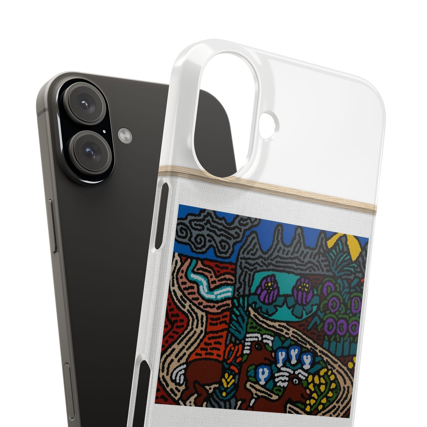 Road to a Sanctuary and Oasis Slim Phone Case