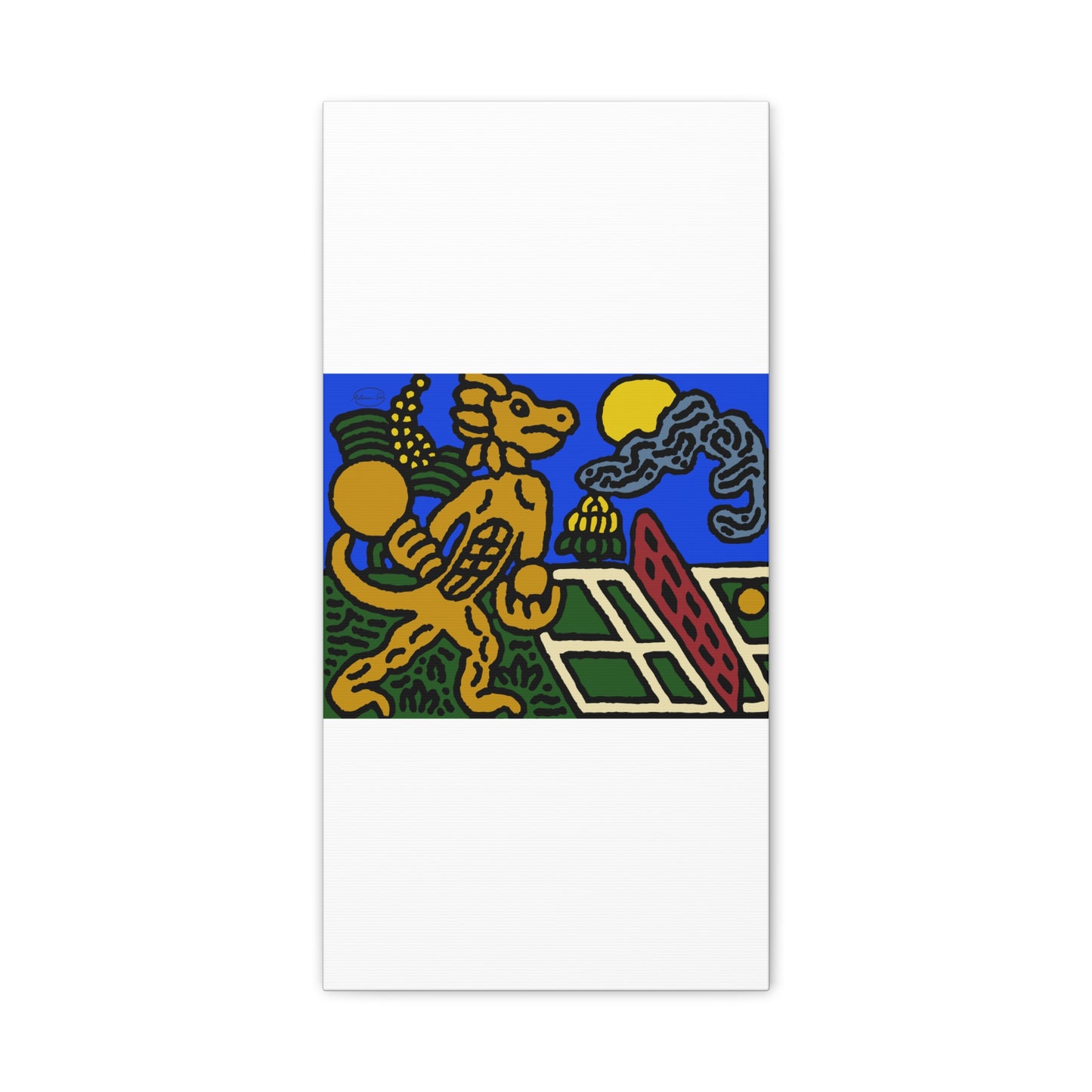 Ready for making big serves in life Canvas (Small)