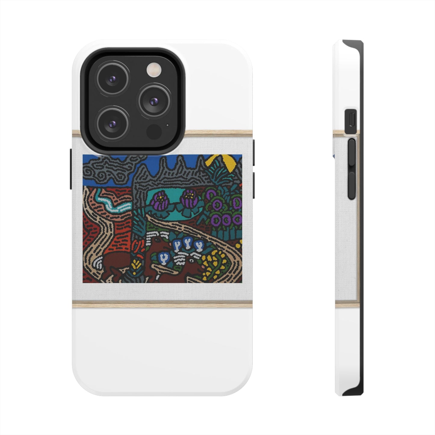 Road to a Sanctuary and Oasis Tough Phone Case