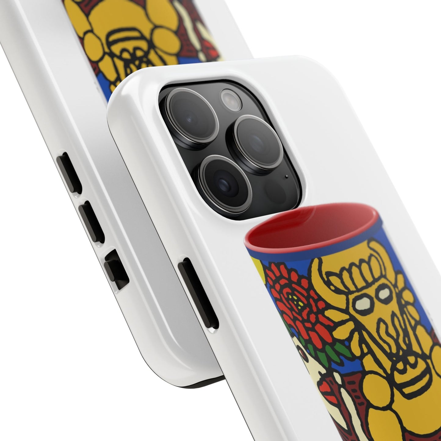 The warrior hailing the mighty golden dragon Tough Phone Case