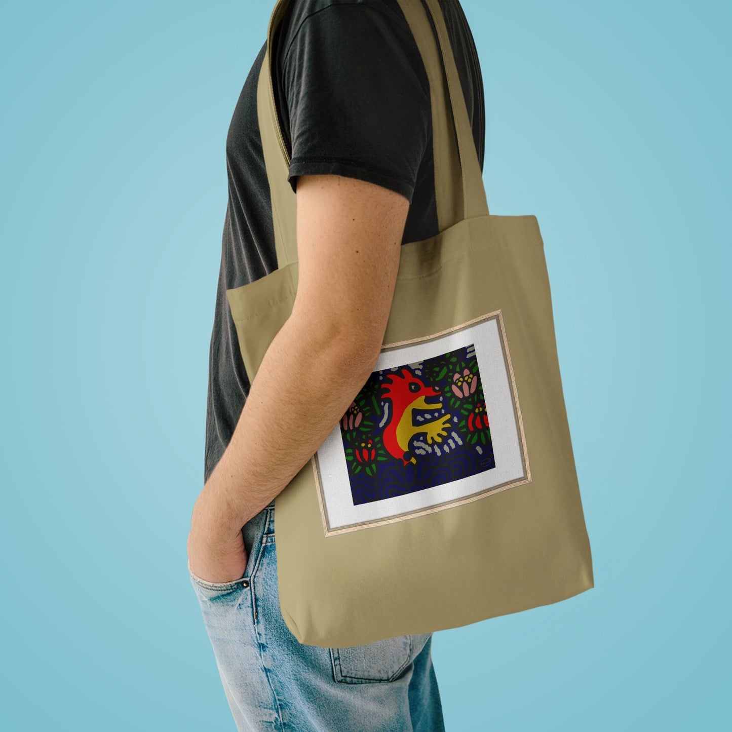 Breaking through the surface of a lotus pond Classic Tote Bag