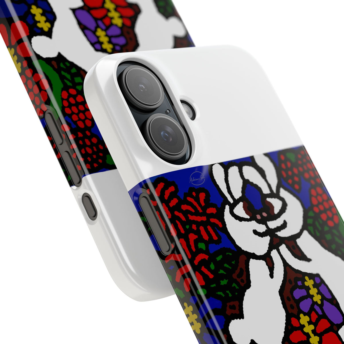 Bunnies in love Slim Phone Case