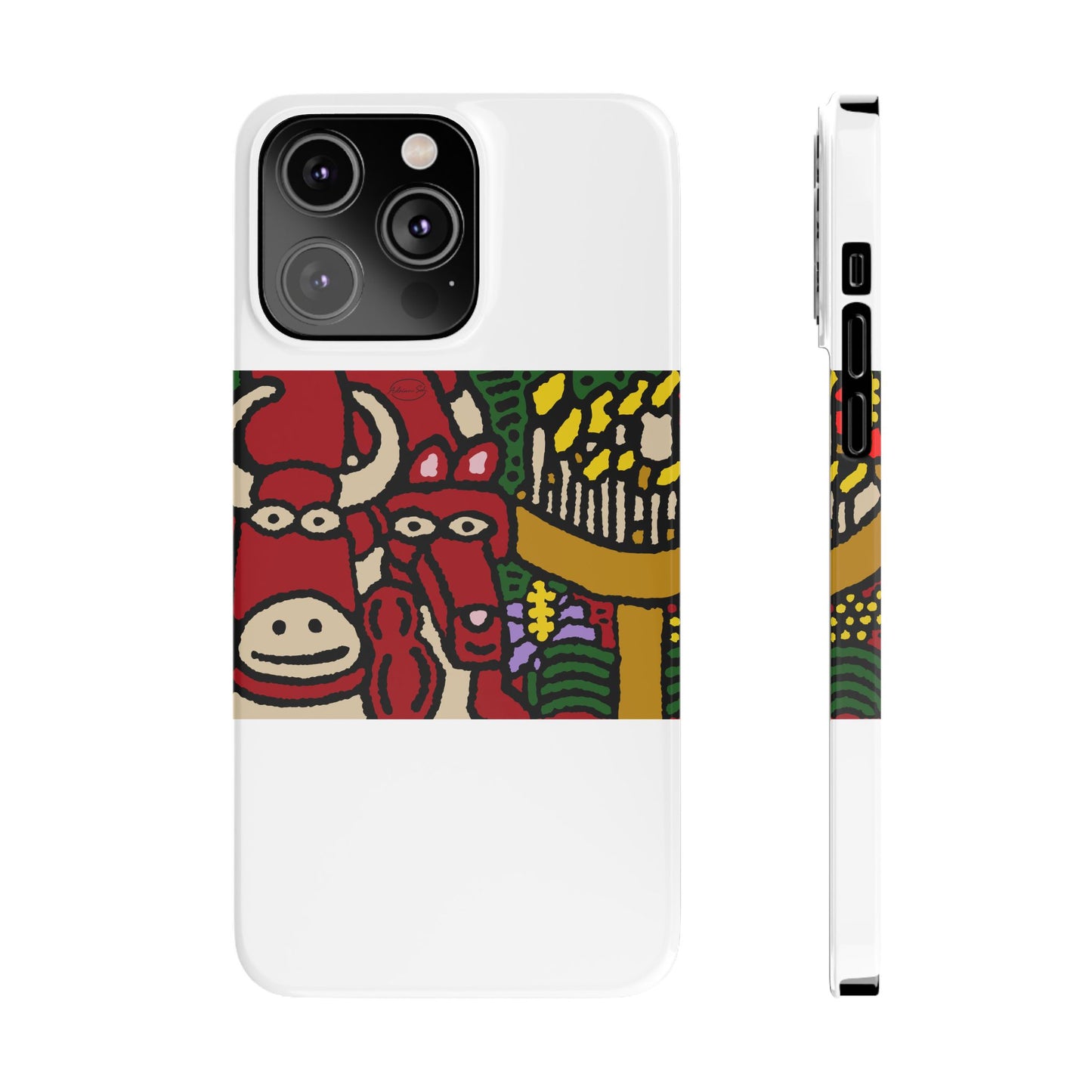 Going blessed by light together Slim Phone Case