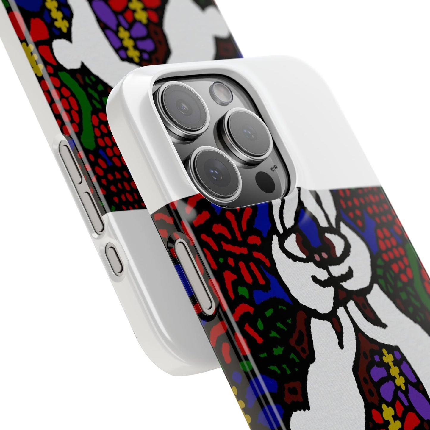 Bunnies in love Slim Phone Case