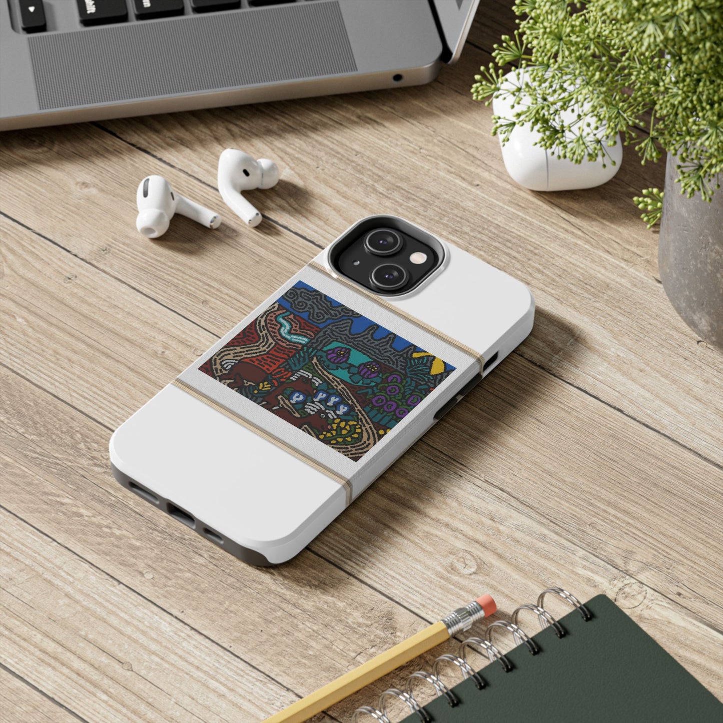 Road to a Sanctuary and Oasis Tough Phone Case