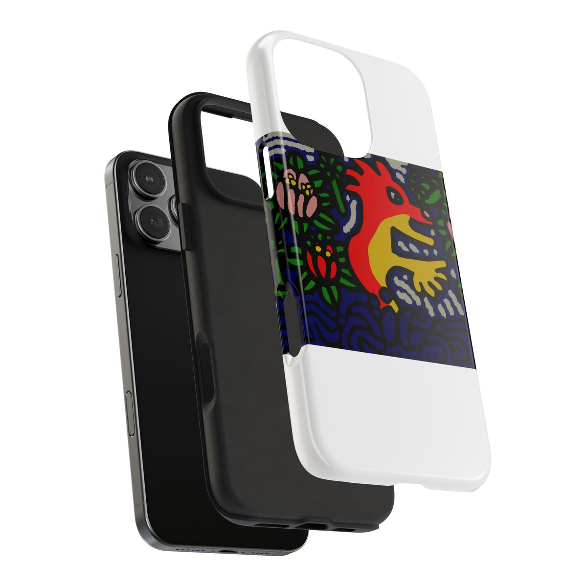 Breaking through the surface of a lotus pond Tough Phone Case