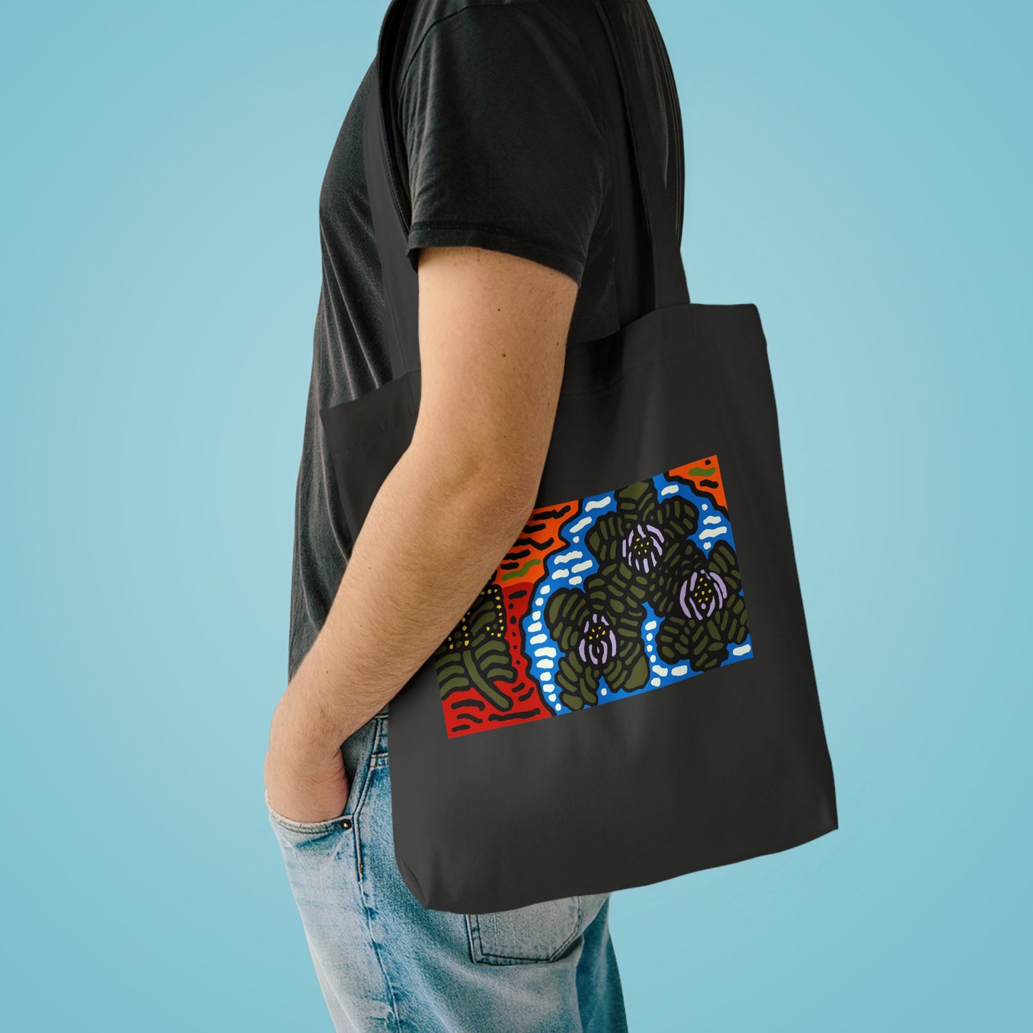 The Sri Lankan water lilies meets the Australian wattle Classic Tote Bag