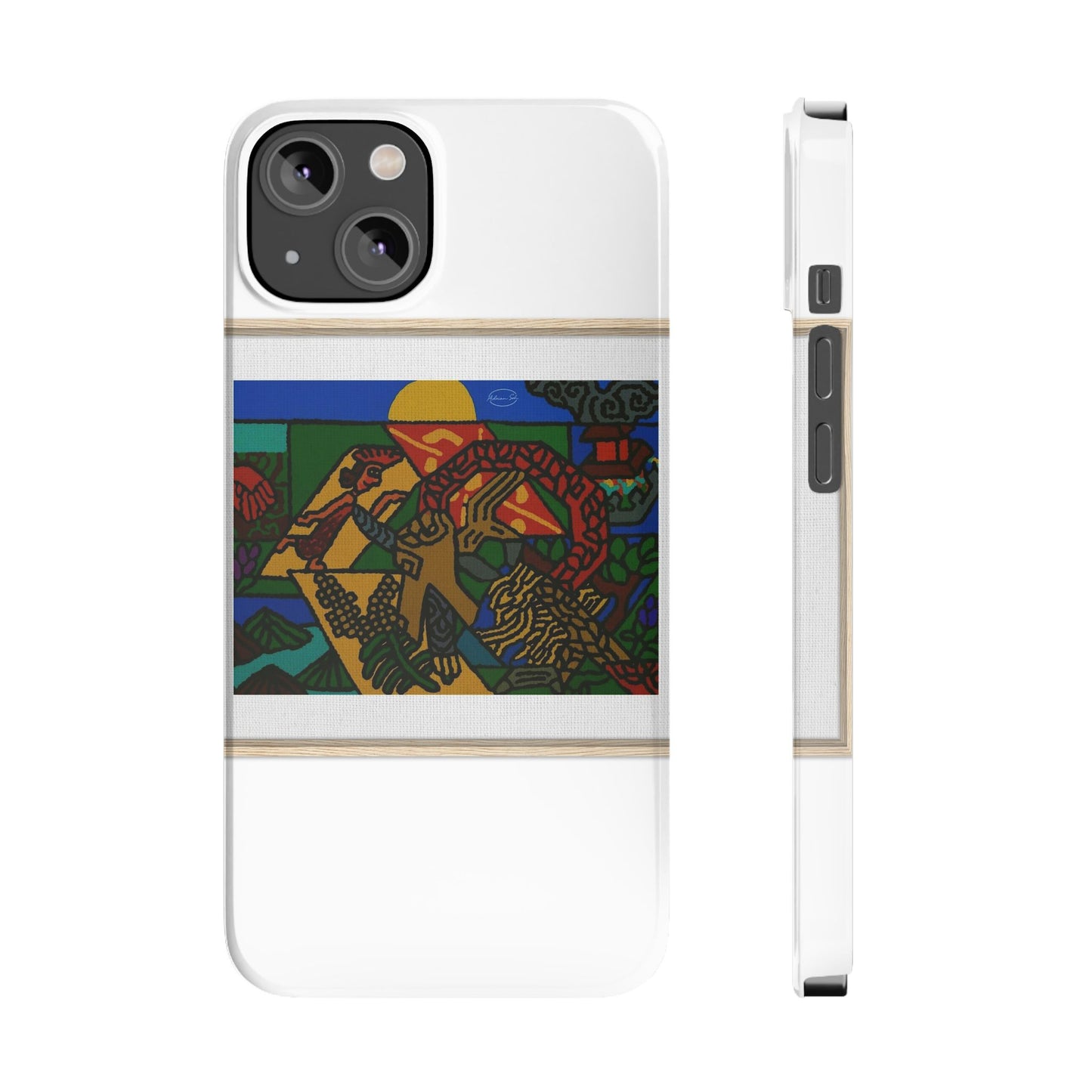 Drawing your own destiny Slim Phone Case