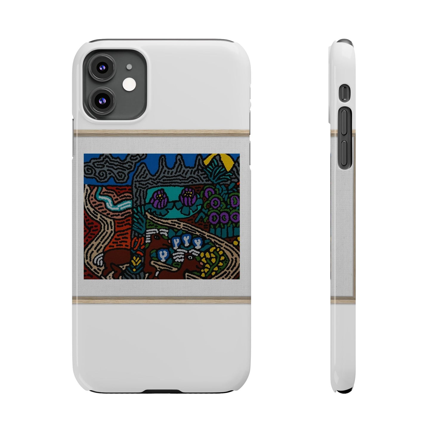 Road to a Sanctuary and Oasis Slim Phone Case
