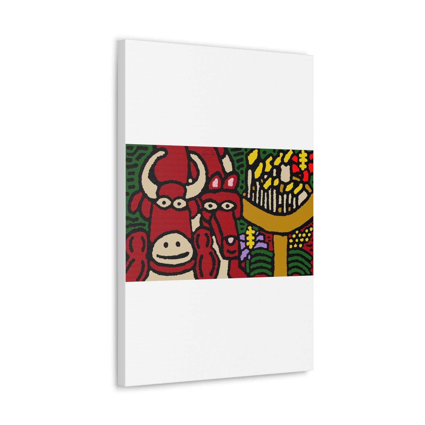 Going blessed by light together Canvas (Small)