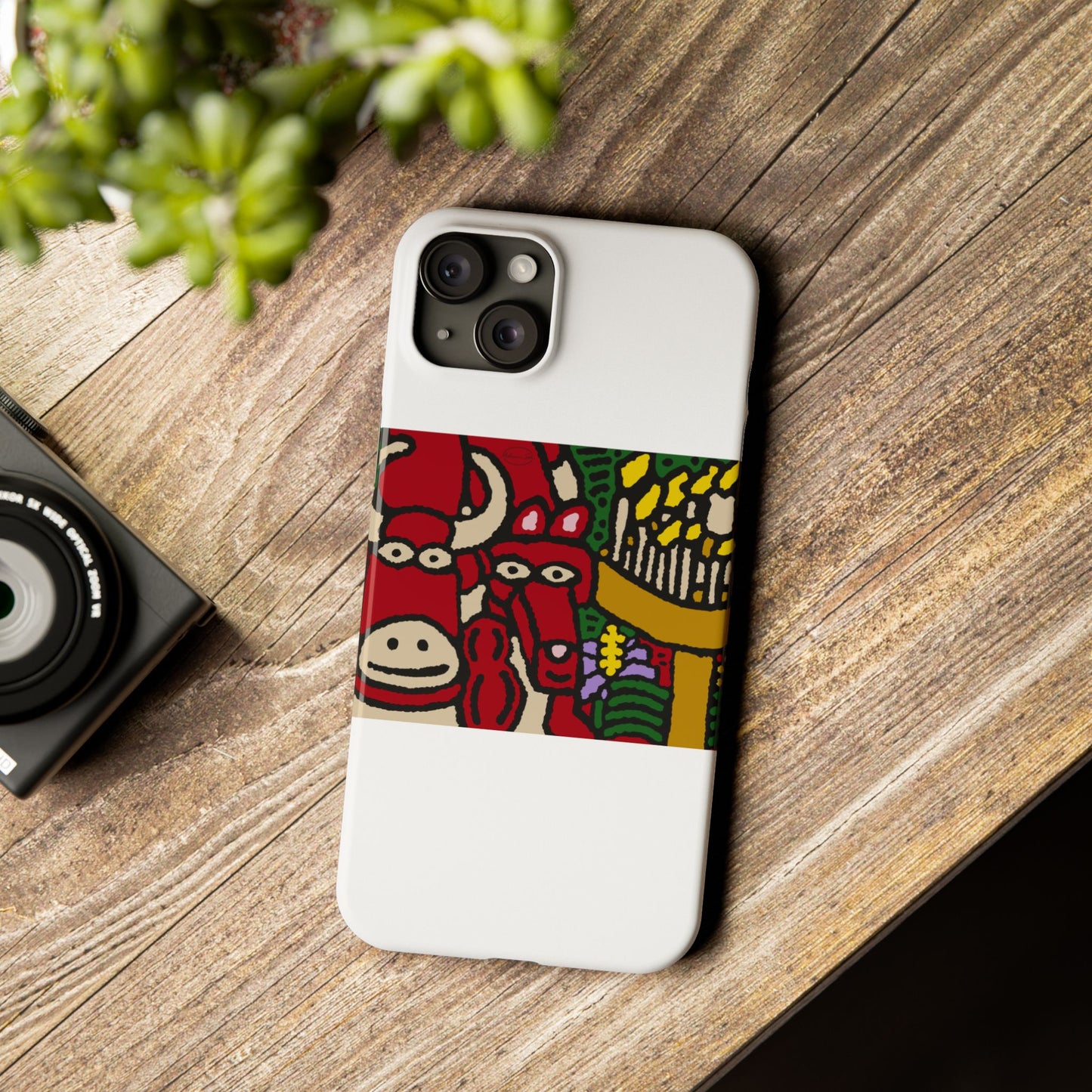 Going blessed by light together Slim Phone Case