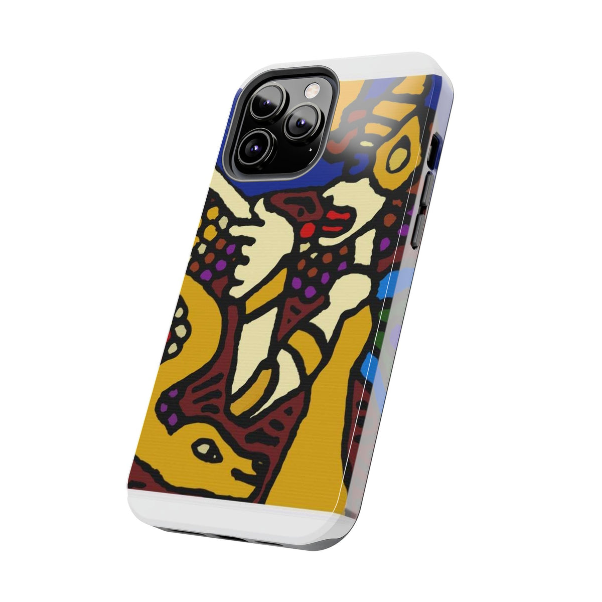 The golden snake being blessed by the fairy Tough Phone Case