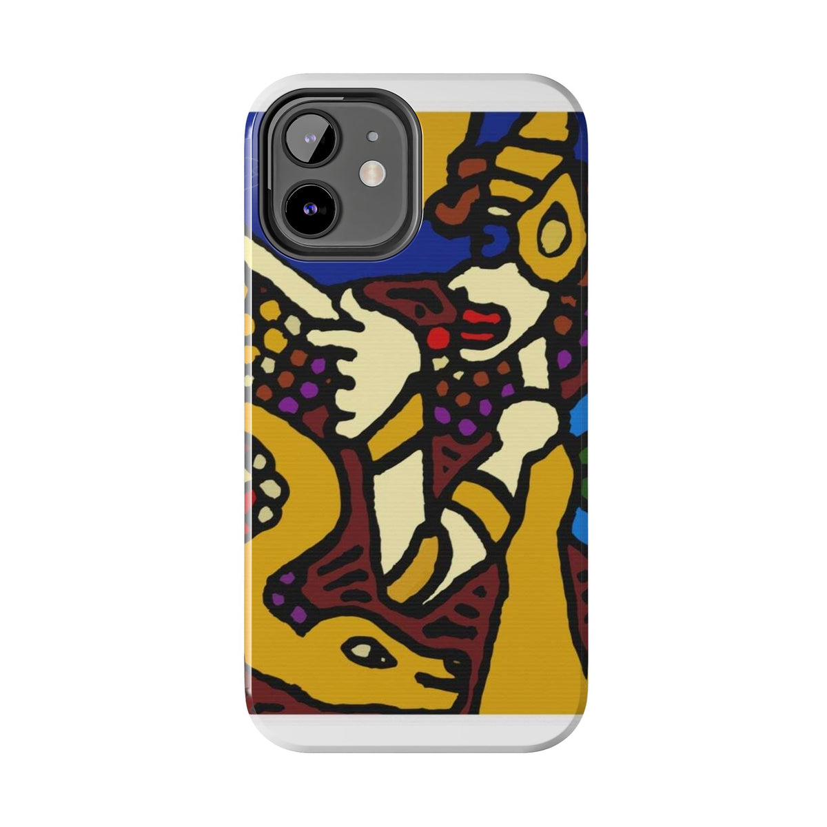 The golden snake being blessed by the fairy Tough Phone Case