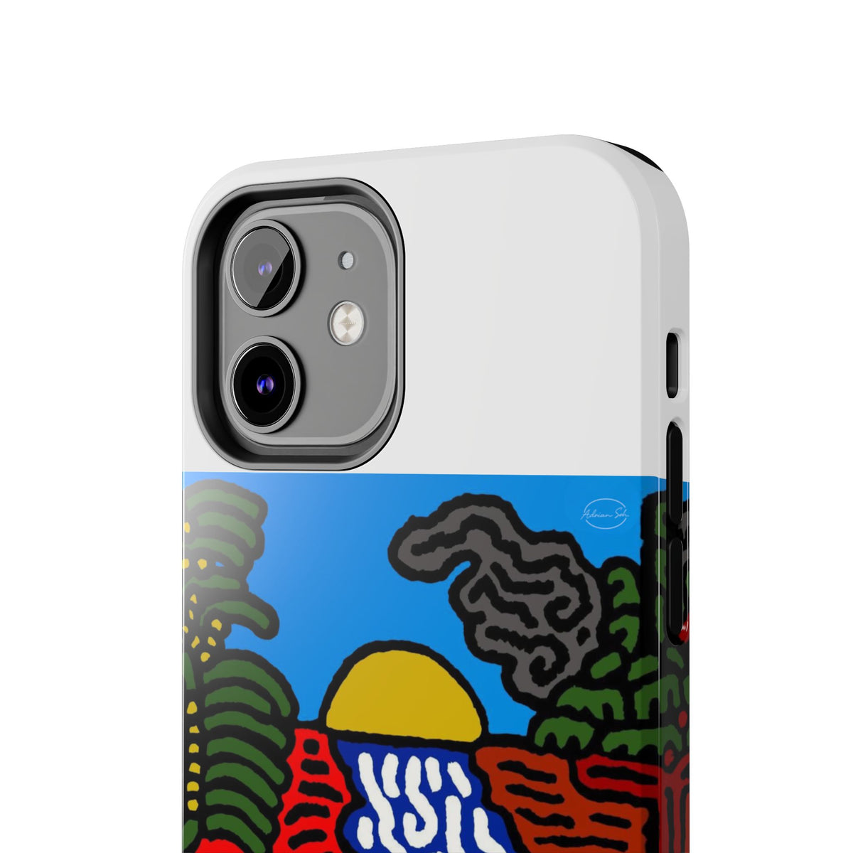 The river that joins the Australian wattle and Lebanese cedar tree in friendship Tough Phone Case