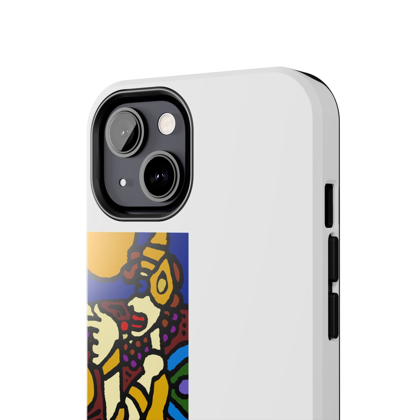 The golden snake being blessed by the fairy Tough Phone Case