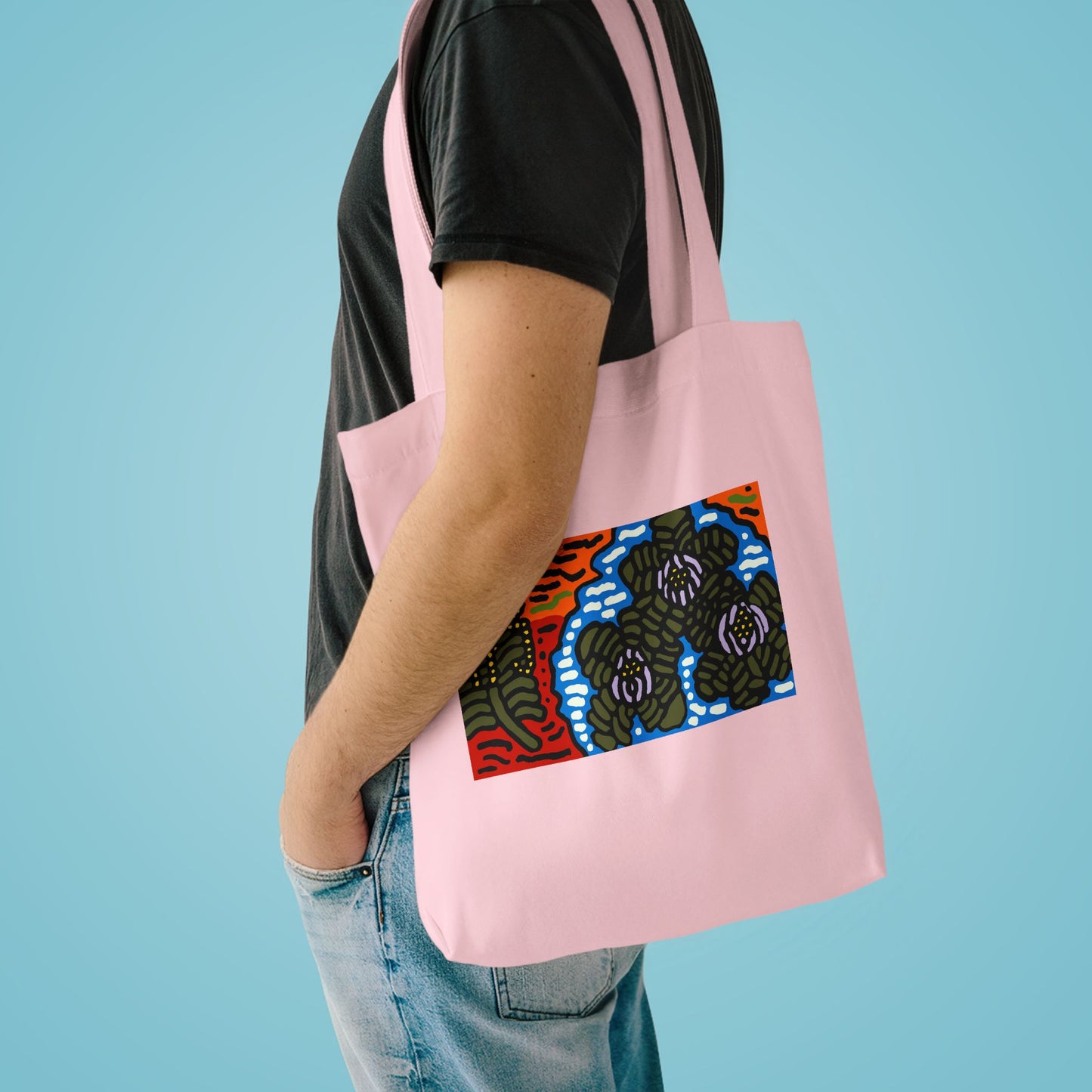 The Sri Lankan water lilies meets the Australian wattle Classic Tote Bag