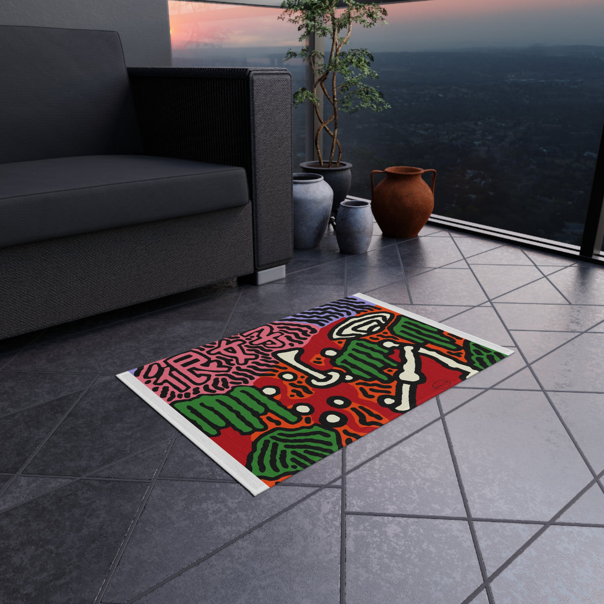 Hitting holes in one throughout life — Outdoor Rug