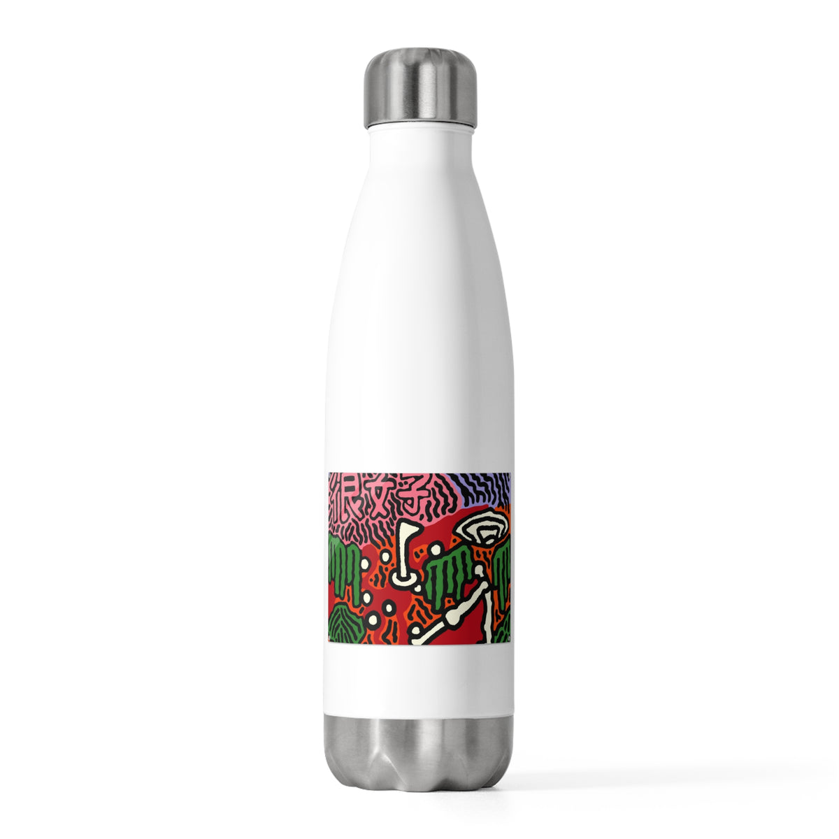 Scoring goals throughout life Stainless Steel Water Bottle