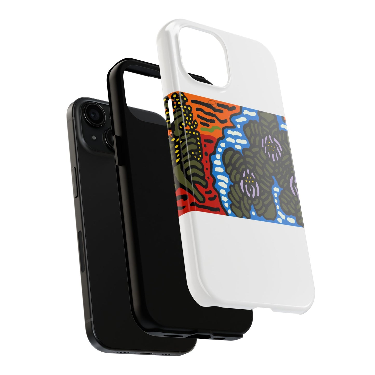 The Sri Lankan water lilies meets the Australian wattle Tough Phone Case
