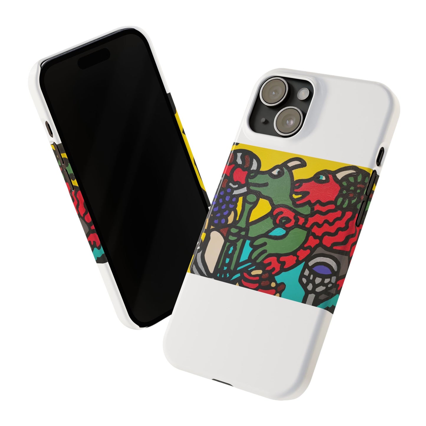 Enjoying our companionship Slim Phone Case
