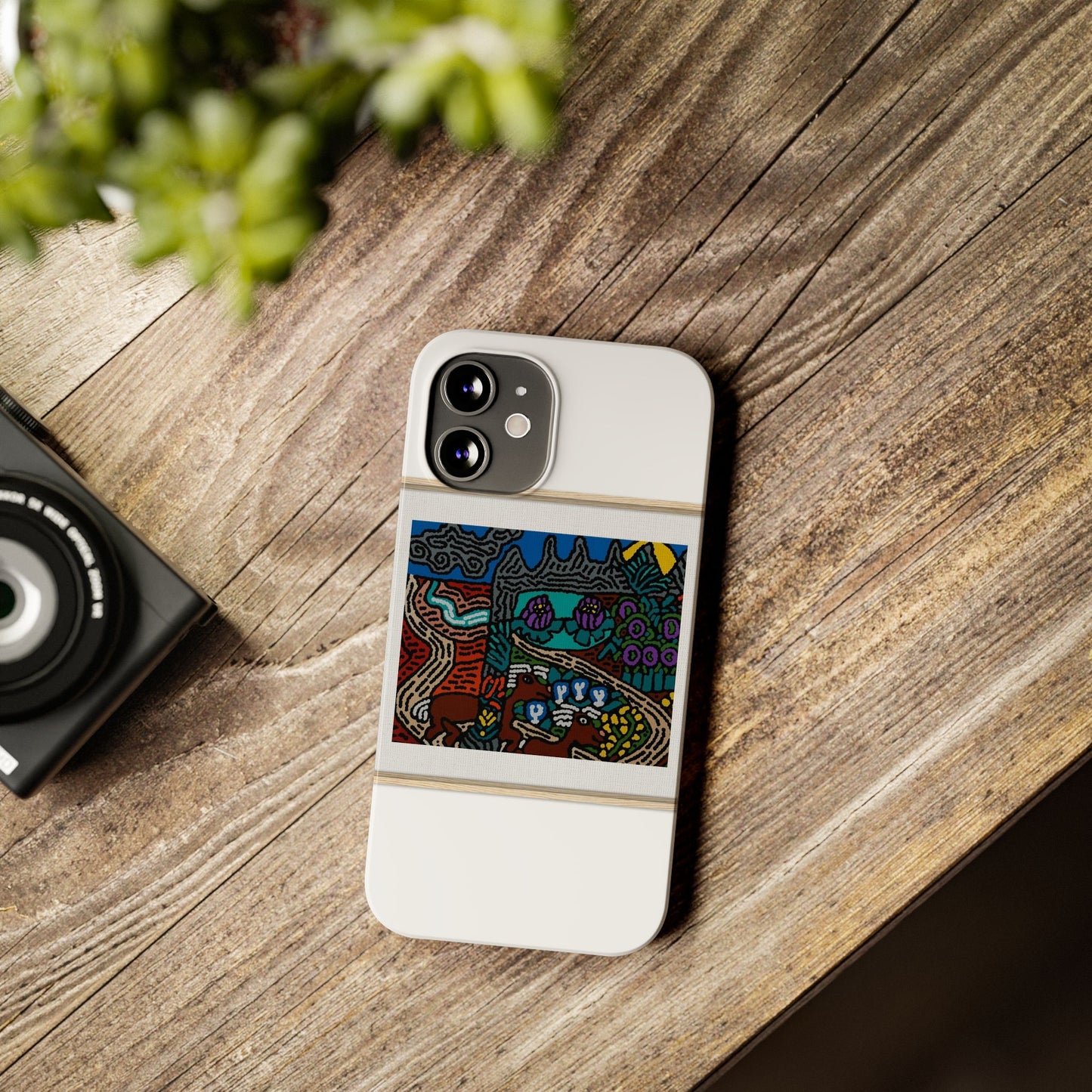 Road to a Sanctuary and Oasis Slim Phone Case