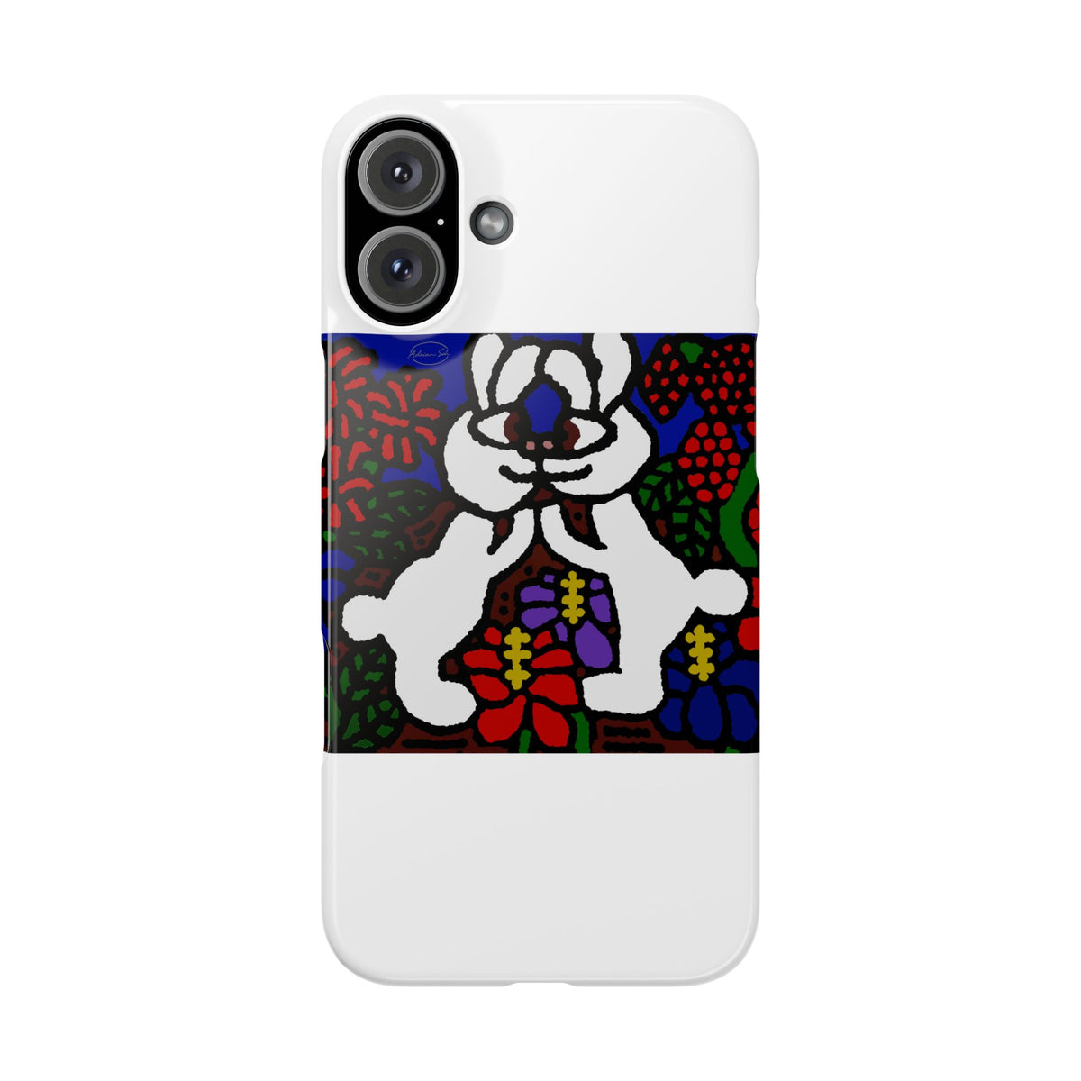 Bunnies in love Slim Phone Case