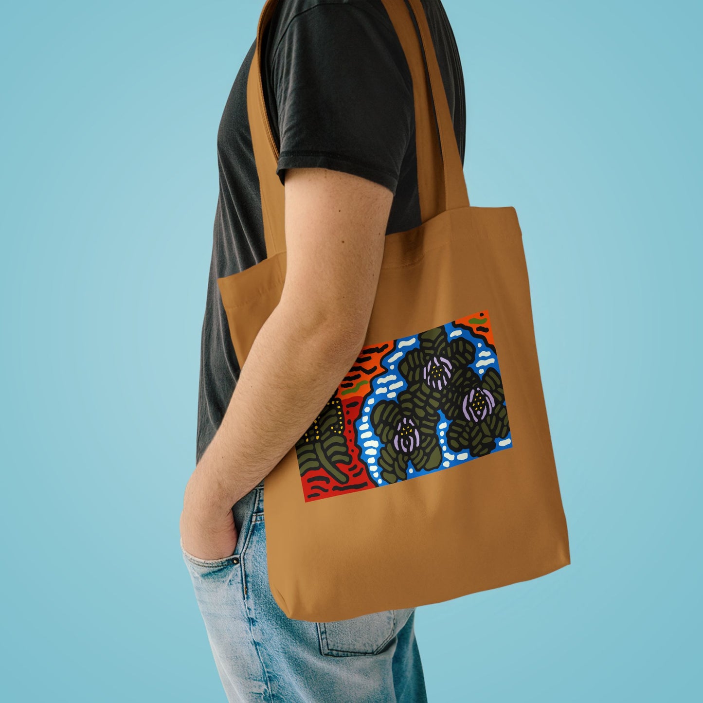 The Sri Lankan water lilies meets the Australian wattle Classic Tote Bag