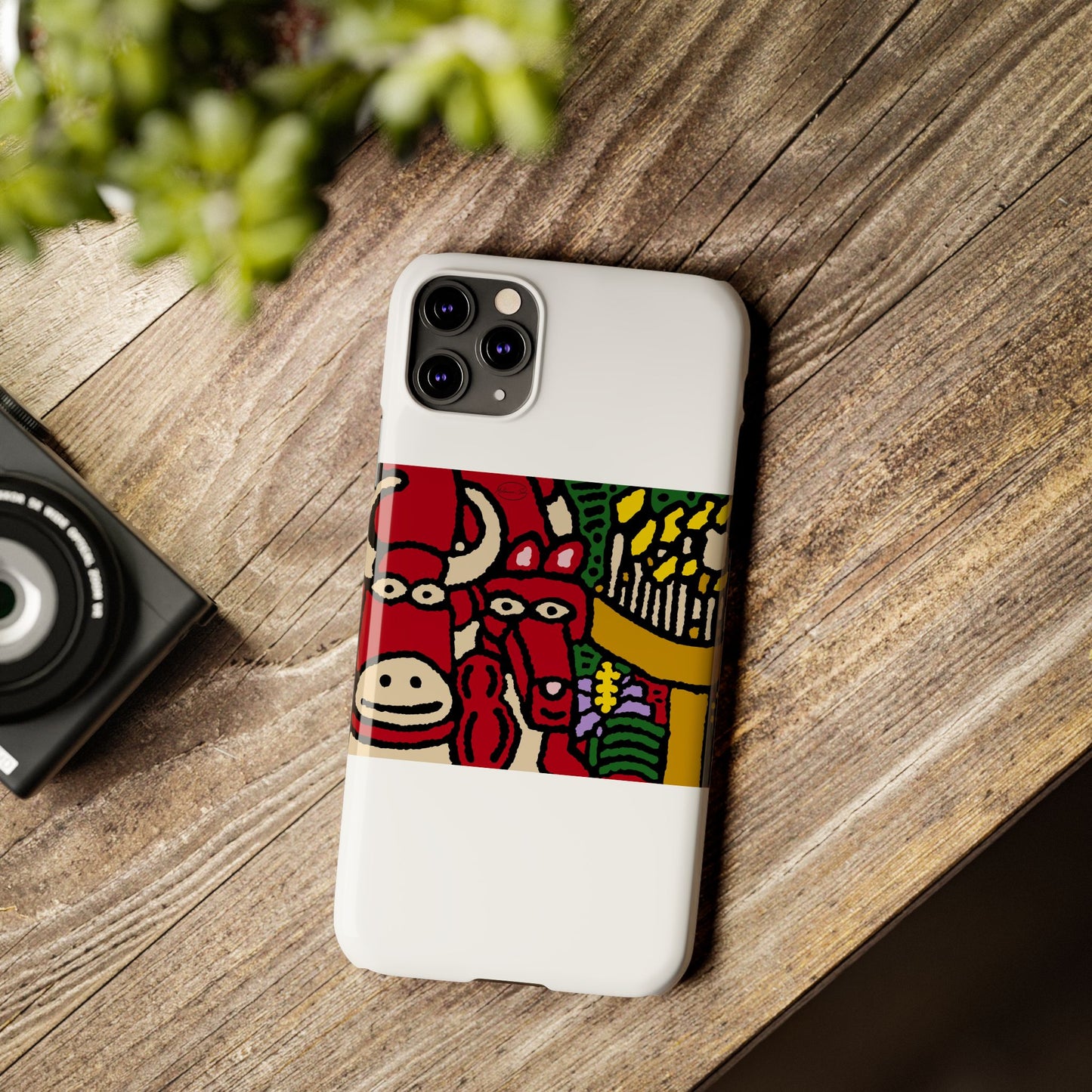Going blessed by light together Slim Phone Case