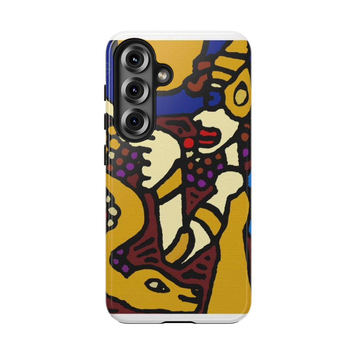 The golden snake being blessed by the fairy Tough Phone Case