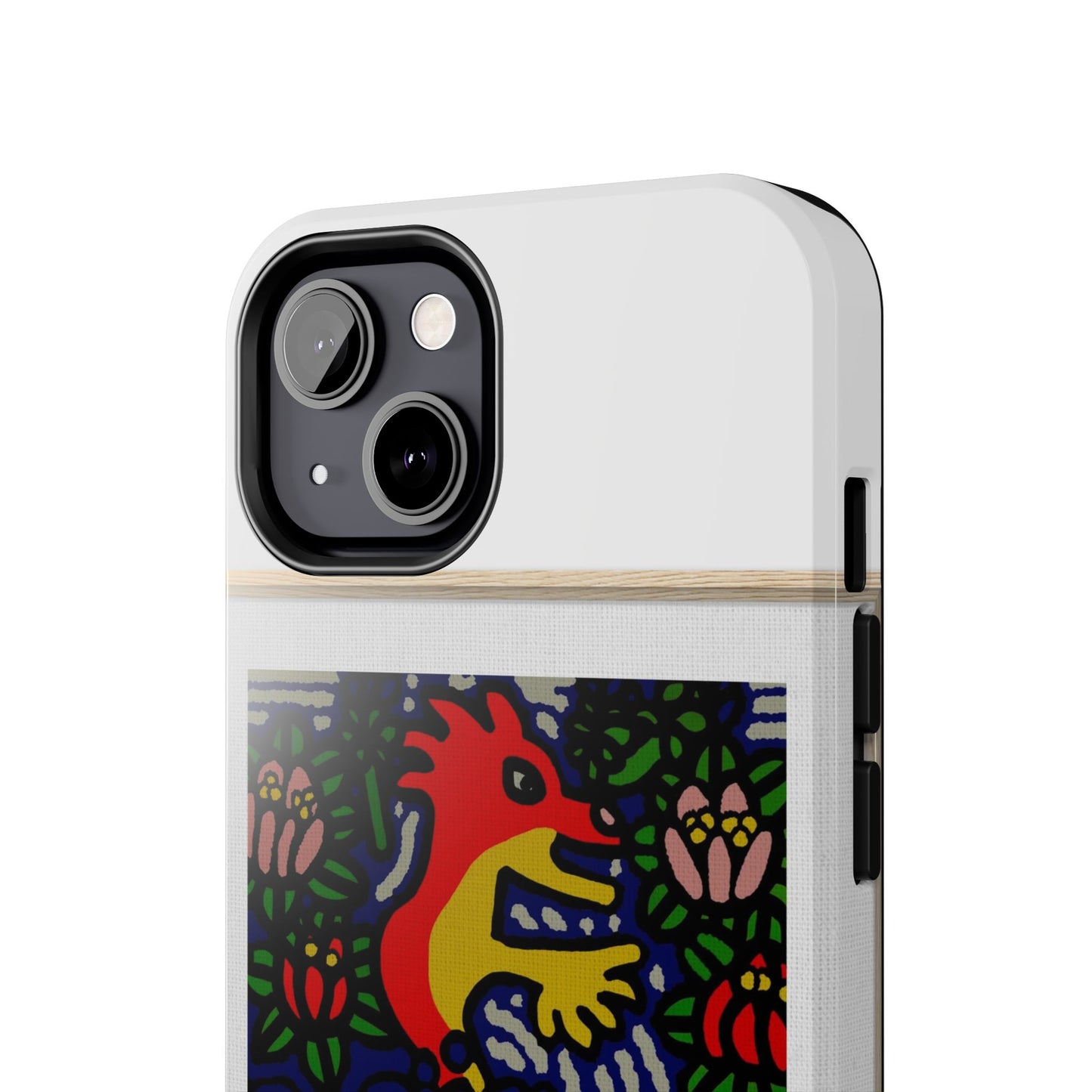 Breaking through the surface of a lotus pond Tough Phone Case