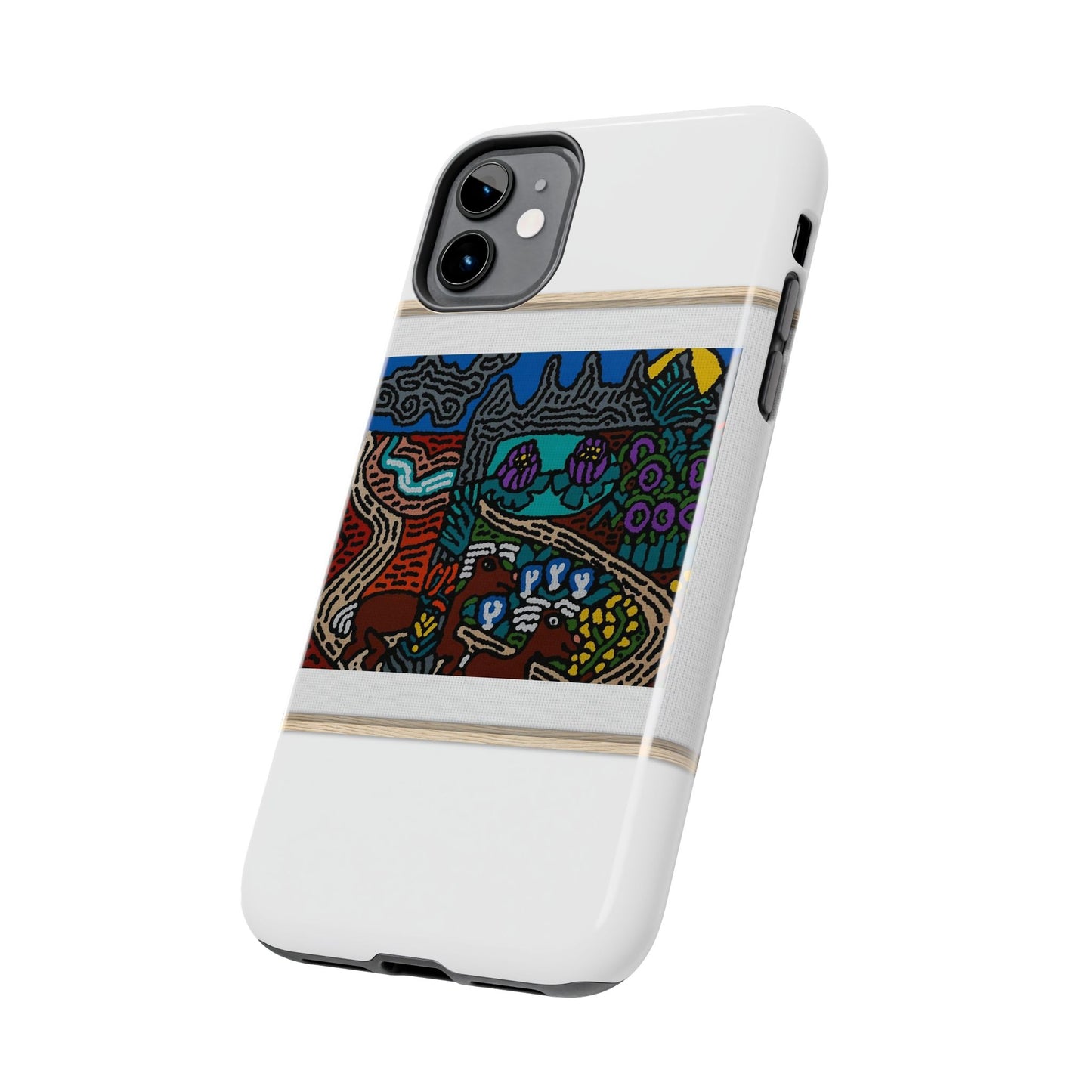Road to a Sanctuary and Oasis Tough Phone Case