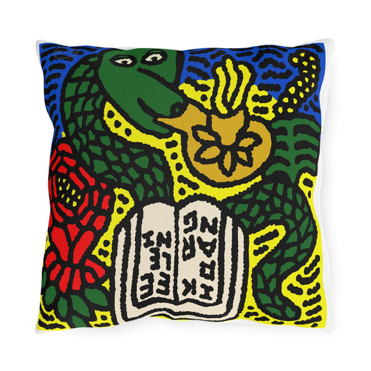 Shining a light on knowledge — Outdoor Pillow