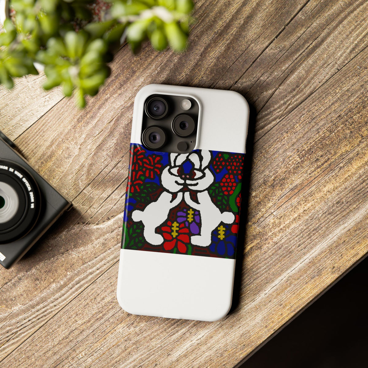Bunnies in love Slim Phone Case