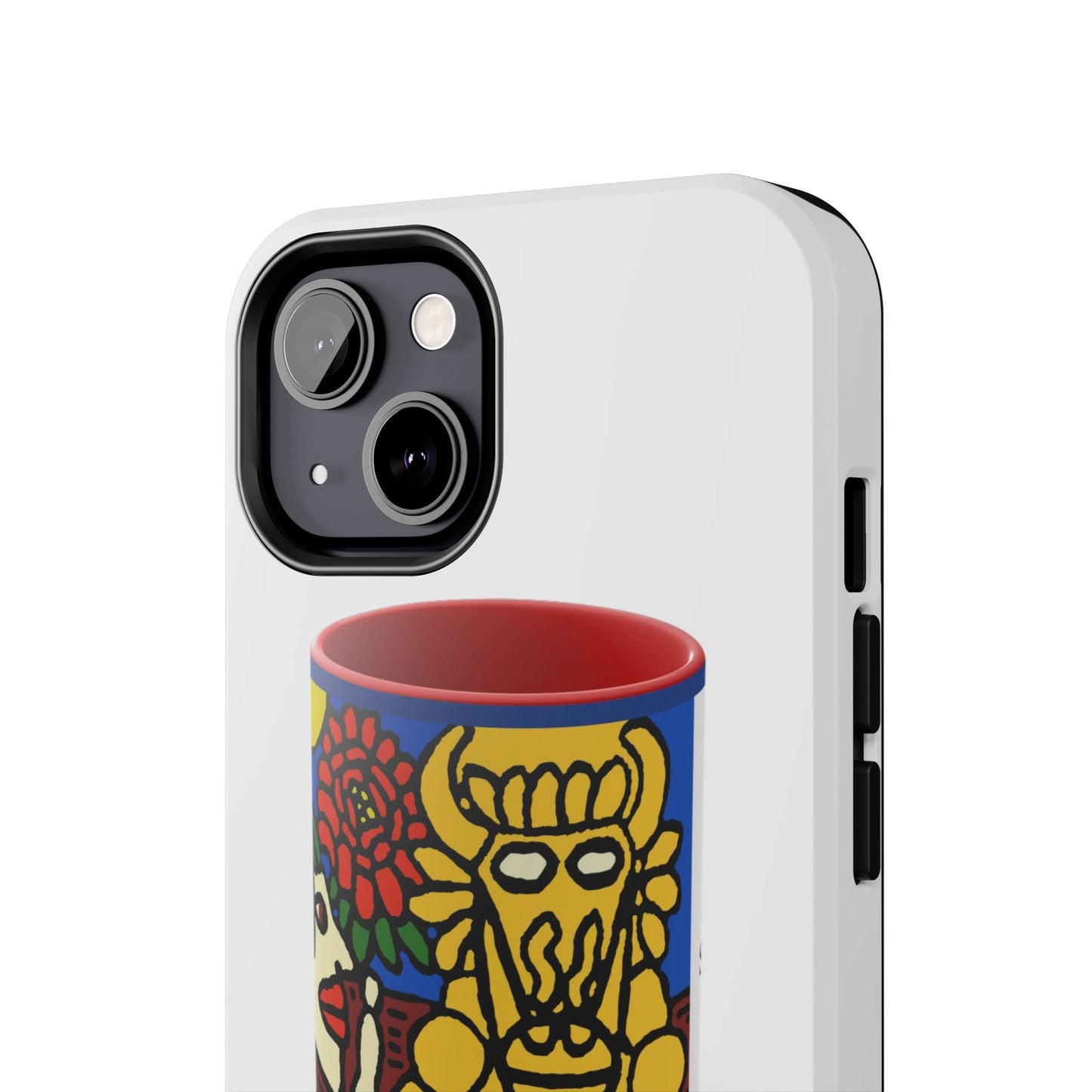 The warrior hailing the mighty golden dragon Tough Phone Case