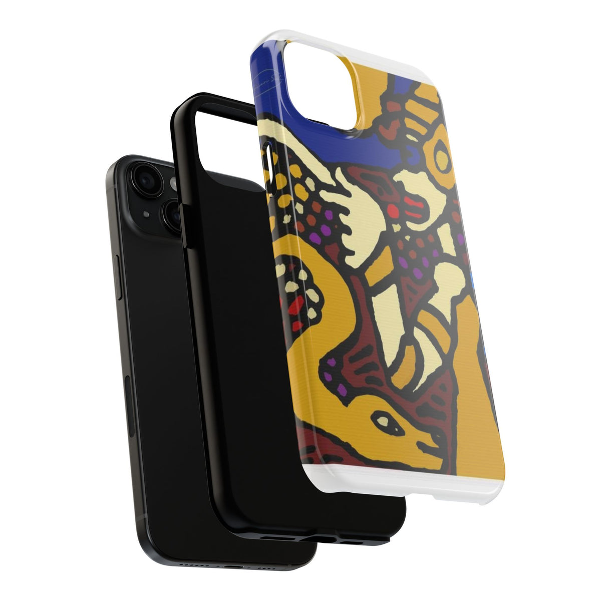 The golden snake being blessed by the fairy Tough Phone Case
